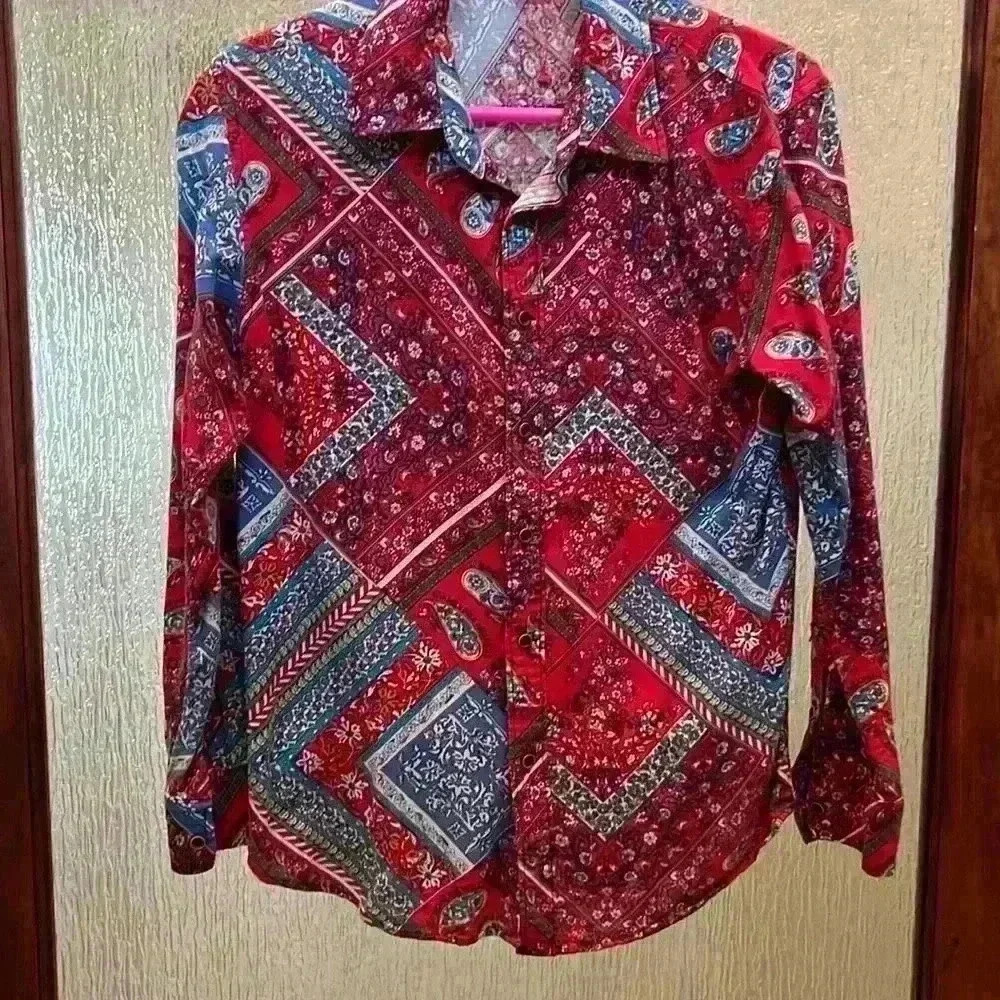Vintage top button down shirt